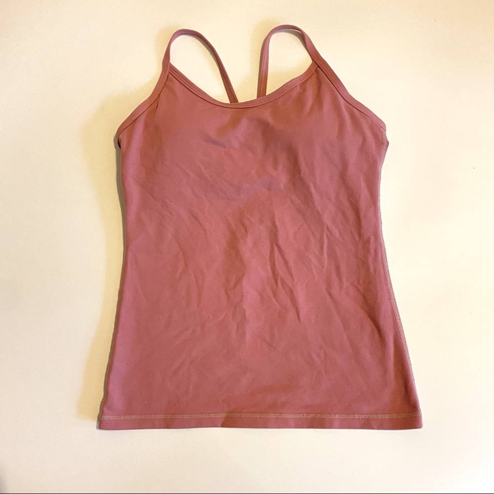 lululemon mauve/pink tank